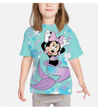 TEE-SHIRT IMRIME MICKEY POUR ENFANTS