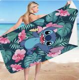 SERVIETTE DE PLAGE, SERVIETTE DE BAIN imprimé STITCH