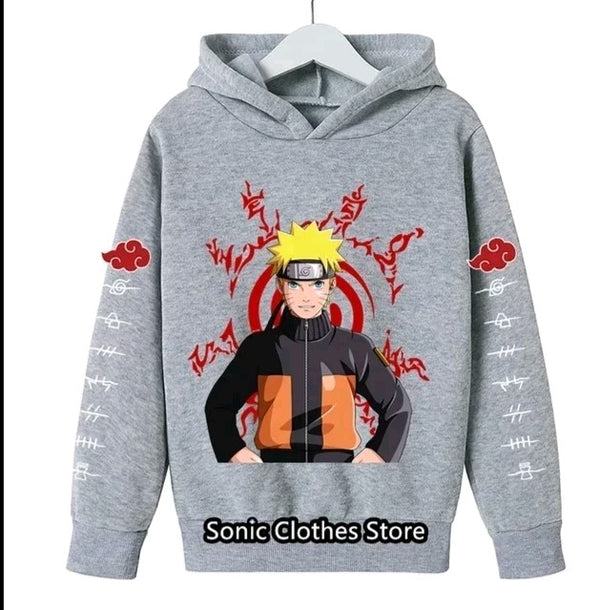 SWEAT-SHIRT IMPRIME MANGA POUR ENFANTS ET ADOLESCENTS