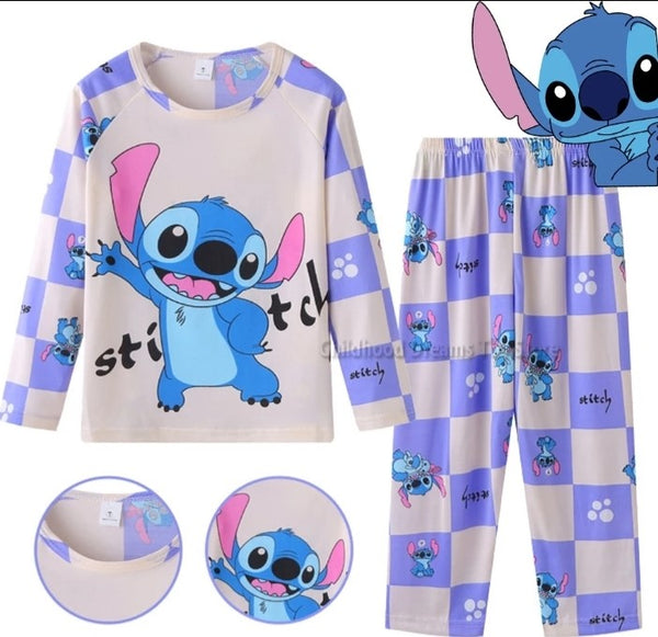 PYJAMA IMPRIME STITCH EN COTON