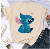 TEE SHIRT IMPRIME STITCH POUR FEMME