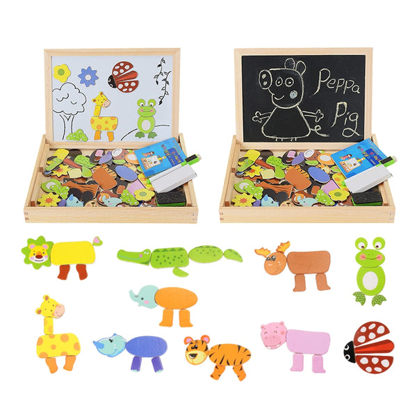 PUZZLE Magnétique en Bois