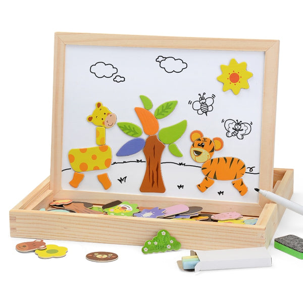 PUZZLE Magnétique en Bois