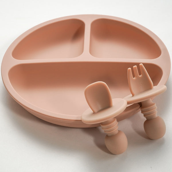 ENSEMBLE D'ASSIETTES EN SILICONE ALIMENTAIRE POUR BEBE