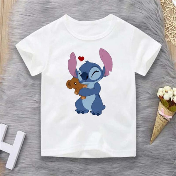 TEE-SHIRT imprimé STITCH pour enfants Nouvelle Collection 2023